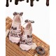 Sheep Puff Chocolate Platform Shoes(Limited Pre-Order/5 Colours/Full Payment Without Shipping)